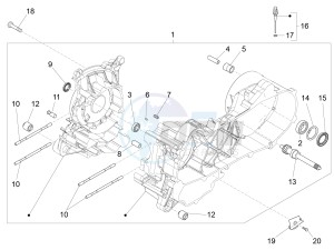 Sprint 50 4T 2V 25 kmh (EMEA) drawing Crankcase