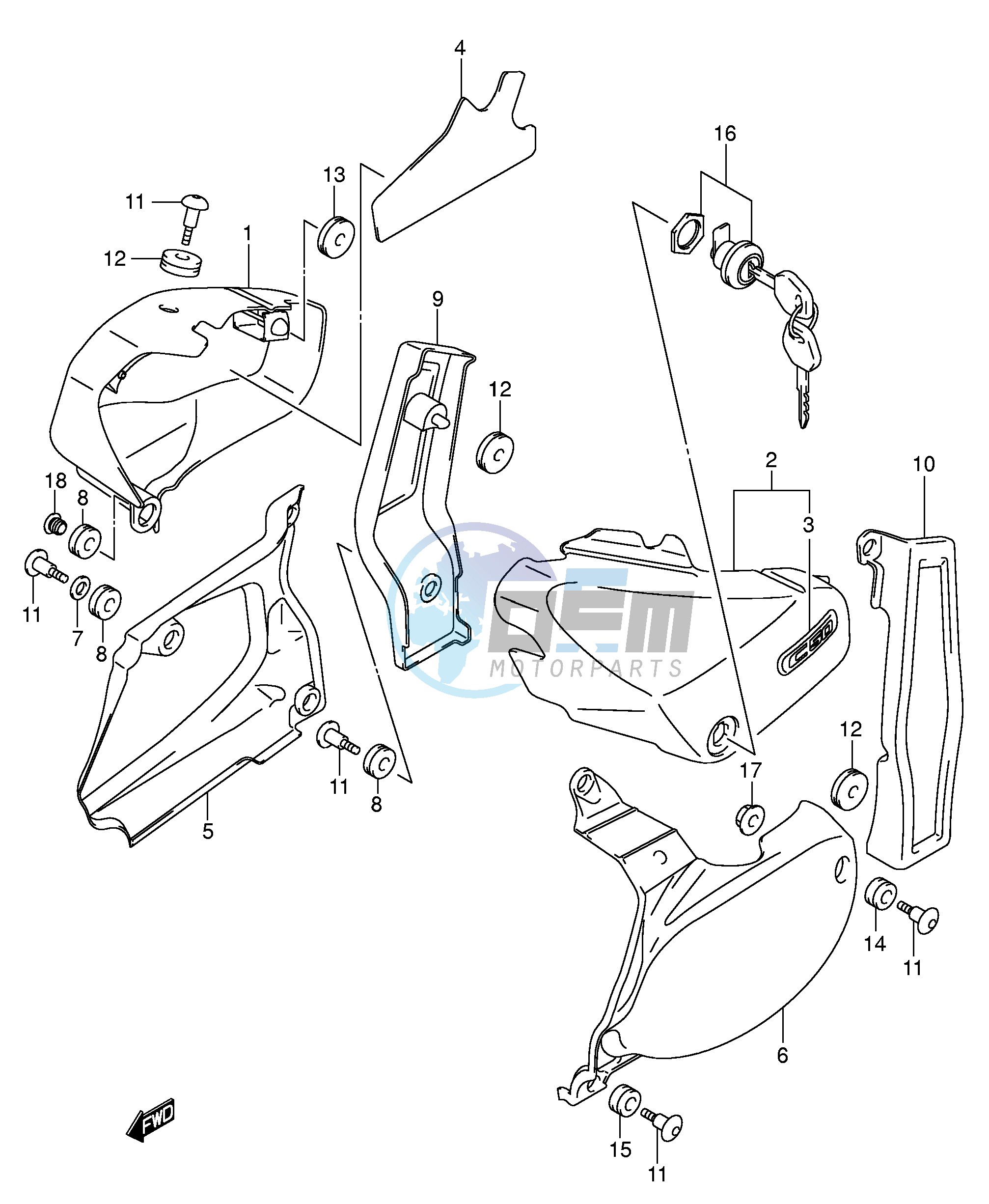 FRAME COVER (MODEL K5)