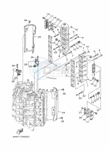 LF300TXRH drawing CYLINDER-AND-CRANKCASE-3