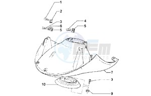 Hexagon 250 GT drawing Front mudguard