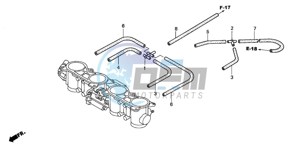 THROTTLE BODY (TUBING)