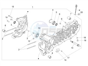 SPRINT 50 4T 3V E4-2020 (NAFTA) drawing Crankcase