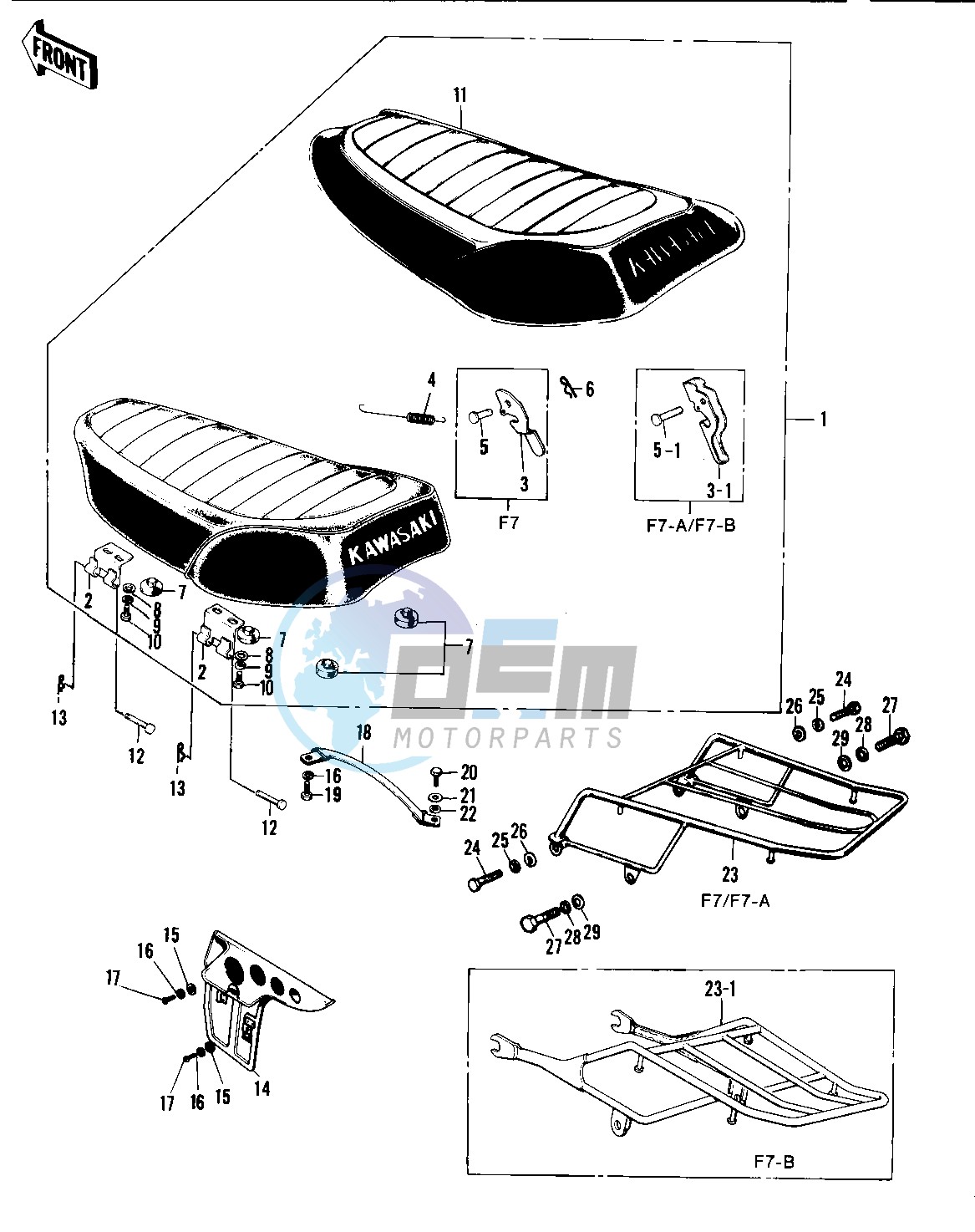 SEAT_CHAIN COVER -- 71-73 F7_F7-A_F7-B- -