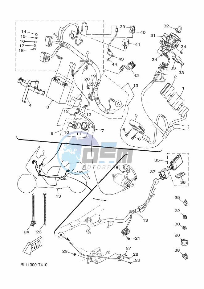 STEERING HANDLE & CABLE