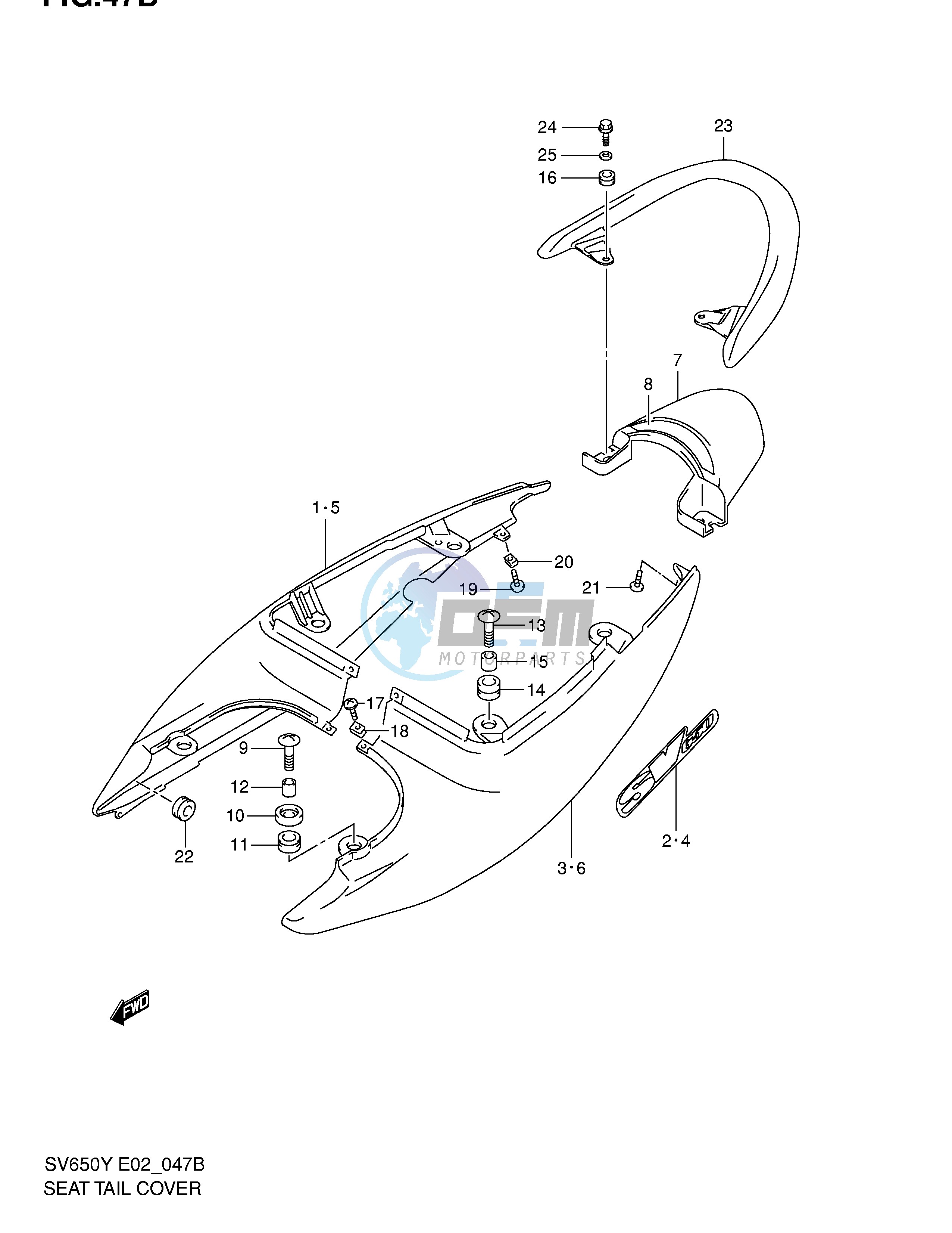 SEAT TAIL COVER (MODEL K2)