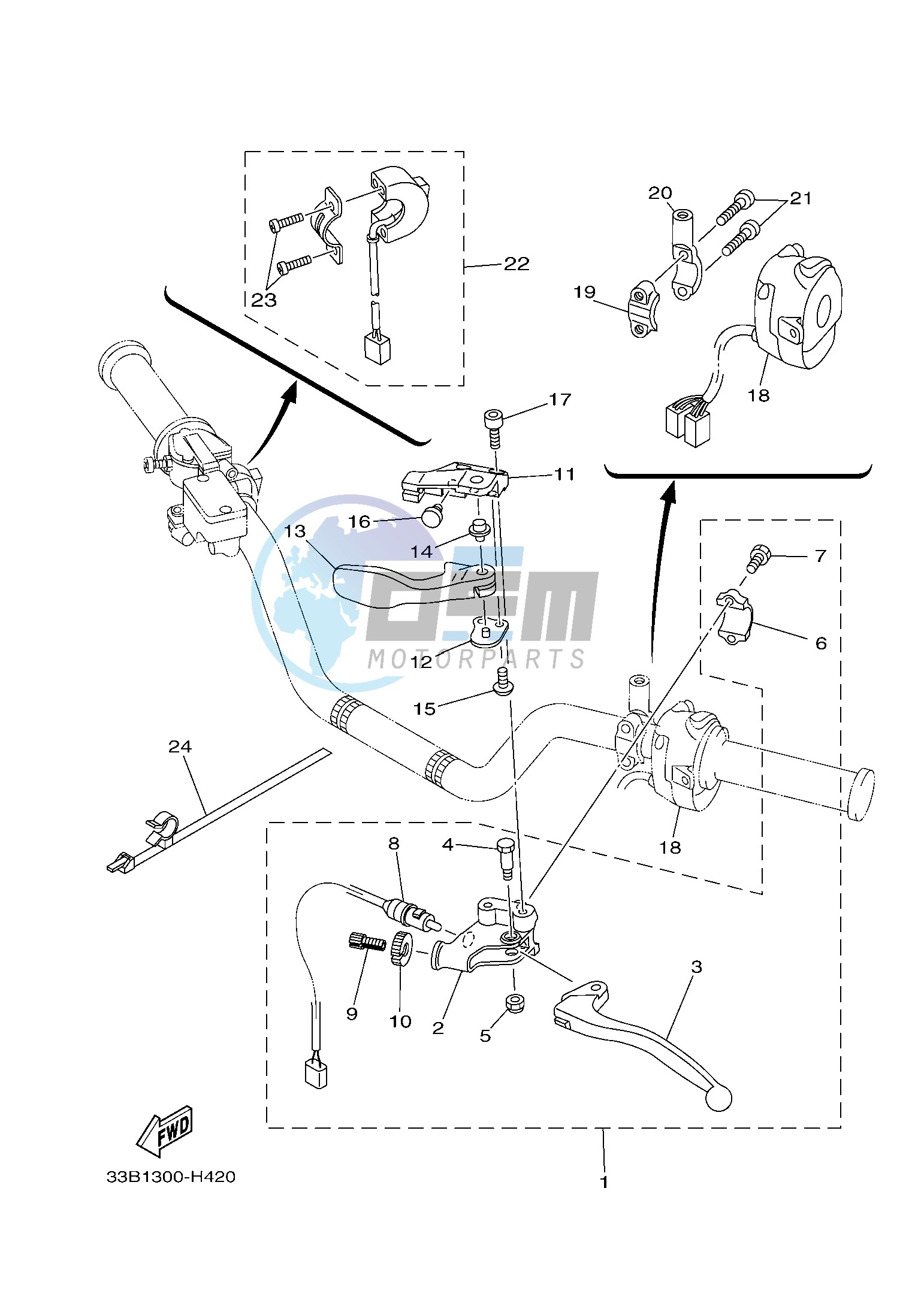 HANDLE SWITCH & LEVER