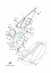 TT-R125LWE (2PTJ) drawing SIDE COVER