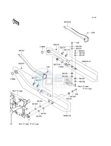 VN 900 B [VULCAN 900 CLASSIC] (6F-9F) B9F drawing MUFFLER-- S- -