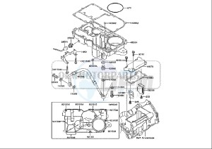 ZRX 1200 (EU) drawing OIL PAN