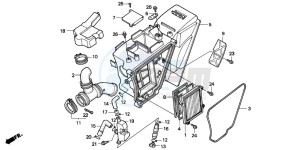 NX2502 drawing AIR CLEANER