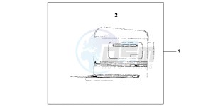 ST1300AC Pan Europoean -ST1300 CH drawing TANK BAG