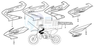 CR125R drawing MARK