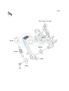 ZX 1000 C [NINJA ZX-10R] (C2) C2 drawing BRAKE PEDAL_TORQUE LINK