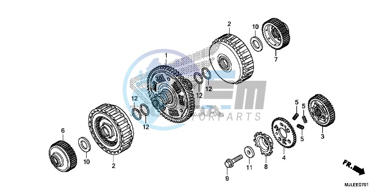 CLUTCH (NC700SD/ 750SD)