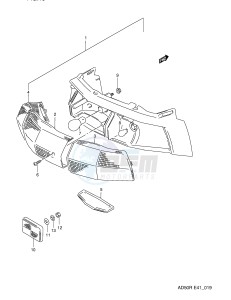 AD50 (E41) drawing REAR COMBINATION LAMP