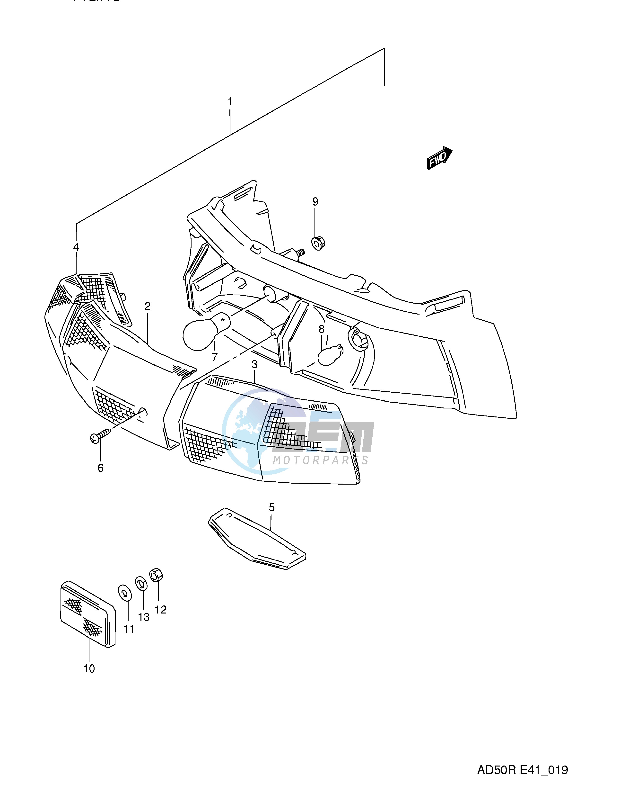 REAR COMBINATION LAMP