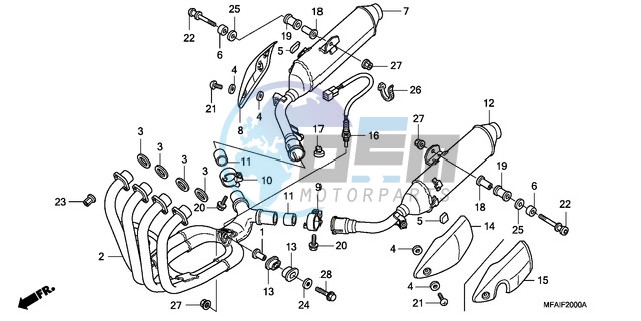 EXHAUST MUFFLER