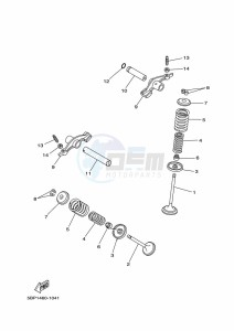 XT250 XT250P (B1UK) drawing VALVE