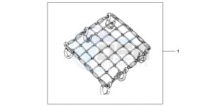 XL125VB drawing RUBBER NET A