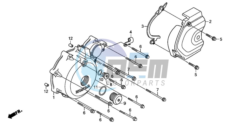 LEFT CRANKCASE COVER