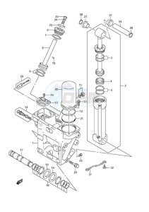 DF 300 drawing Trim Cylinder