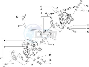 NRG 50 power DD drawing Brakes hose  - Calipers