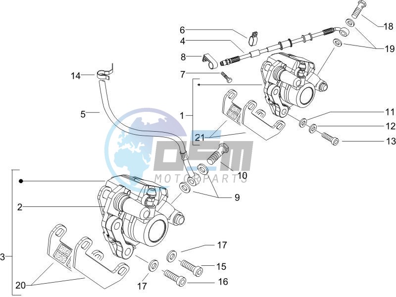 Brakes hose  - Calipers