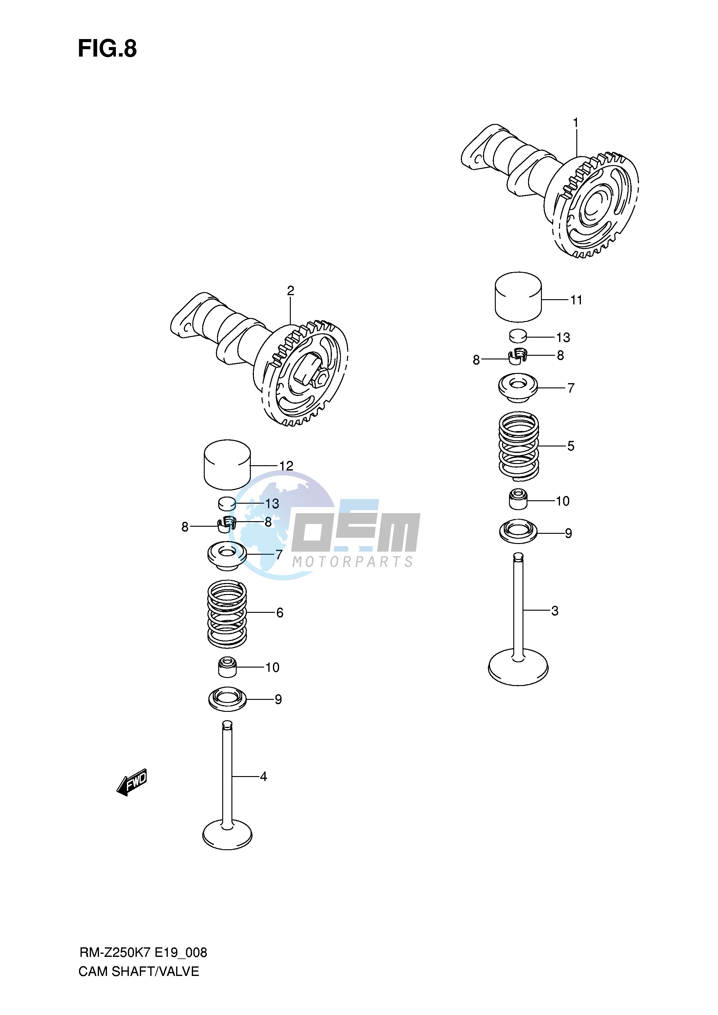 CAMSHAFT - VALVE