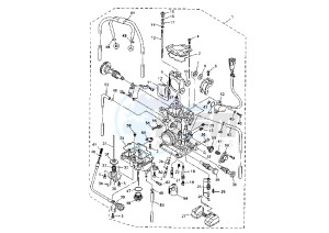 WR F 250 drawing CARBURETOR