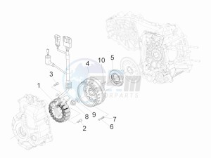 MP3 300 ie lt Touring drawing Flywheel magneto