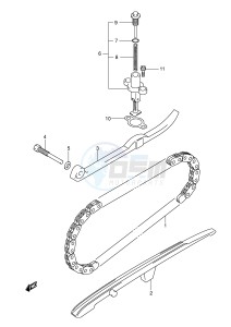 AN250 (E2) Burgman drawing CAM CHAIN