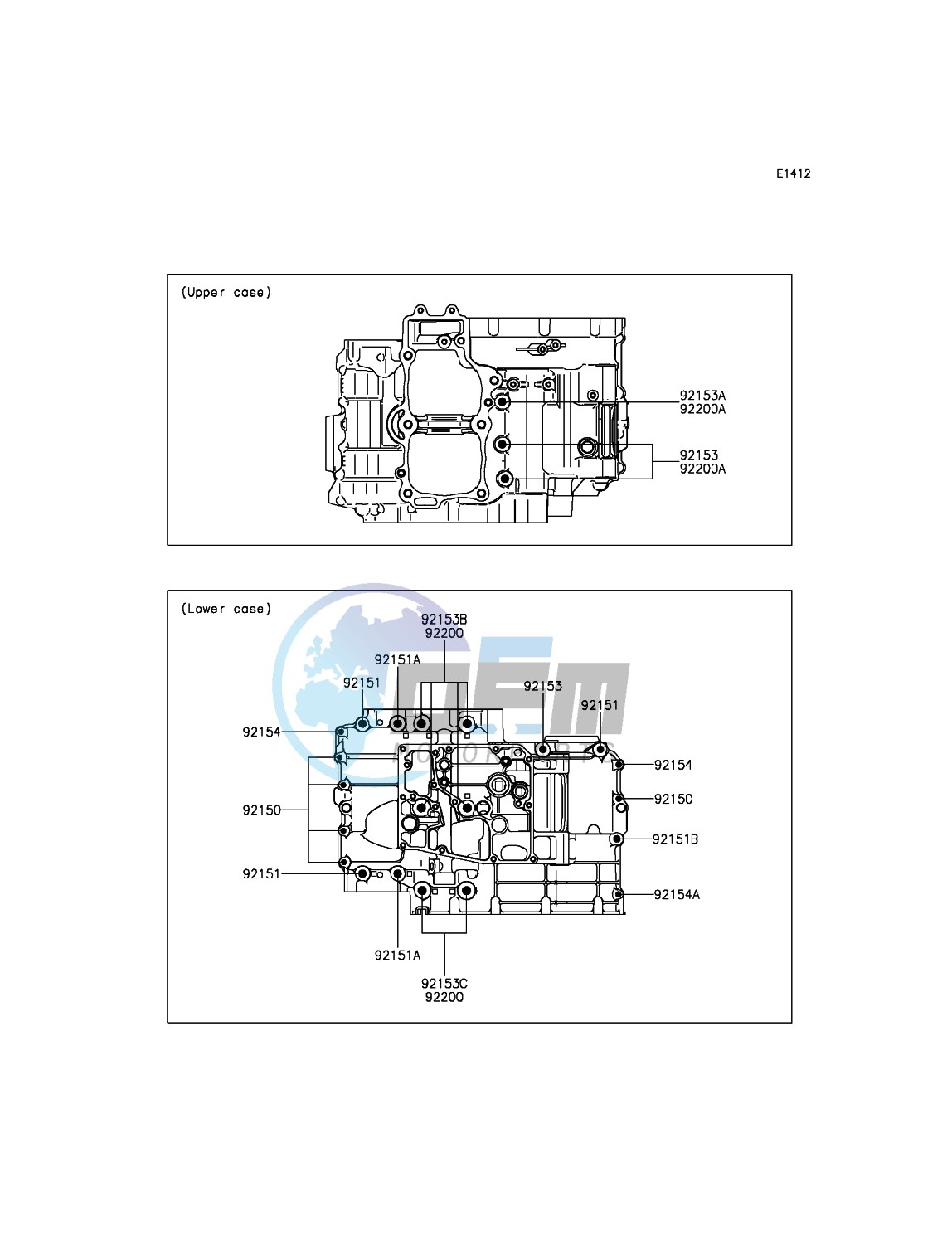 Crankcase Bolt Pattern