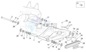 RSV 2 1000 SP drawing Swing arm