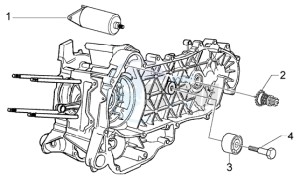 Beverly 200 (USA) USA drawing Electric starter-damper pulley