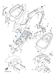 FZ8-N FZ8 (NAKED) 800 (2SH4) drawing FENDER