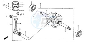 SA50 drawing CRANKSHAFT/PISTON