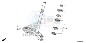 SH300RE SH300RE UK - (E) drawing STEERING STEM