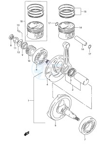 GZ125 (P19) drawing CRANKSHAFT