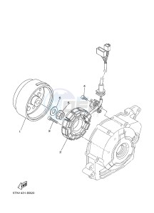 TT-R110E (B51A B51B B51C B51C) drawing GENERATOR