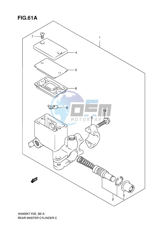 REAR MASTER CYLINDER