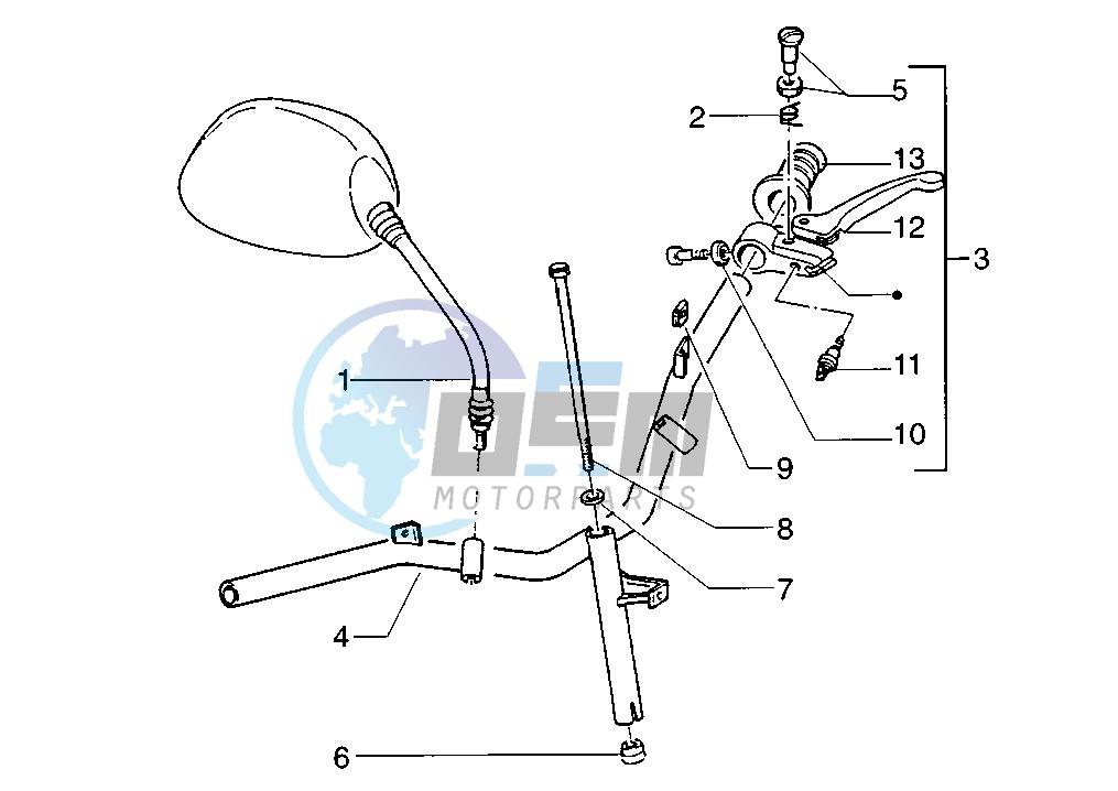 Rear brake control