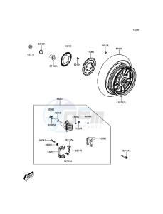 J125 ABS SC125CHFA XX (EU ME A(FRICA) drawing Rear Hub