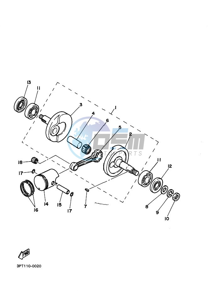 CRANKSHAFT & PISTON