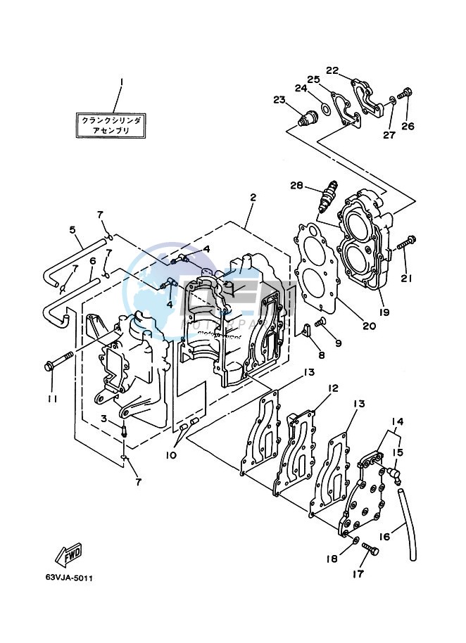 CYLINDER--CRANKCASE