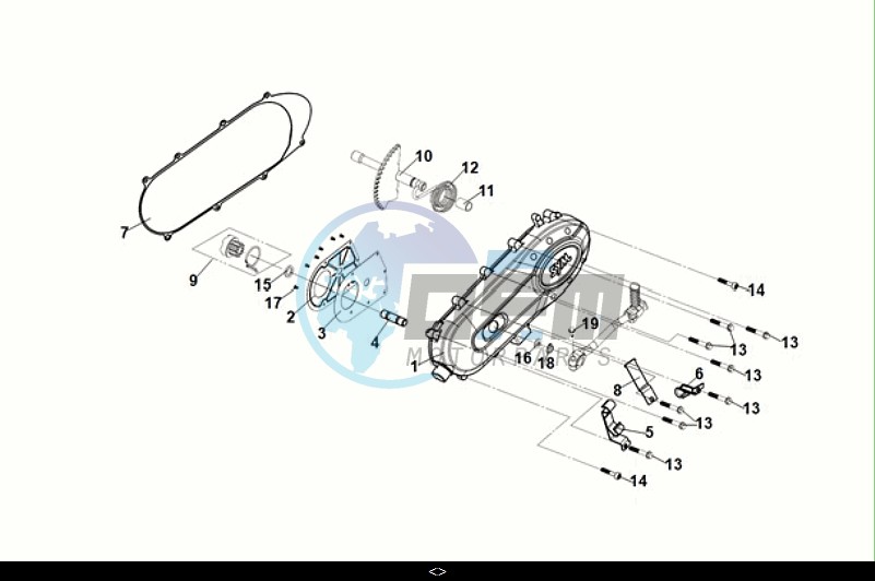 L. CRANK CASE COVER