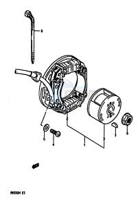 RM250 (G-H) drawing MAGNETO (MODEL G)