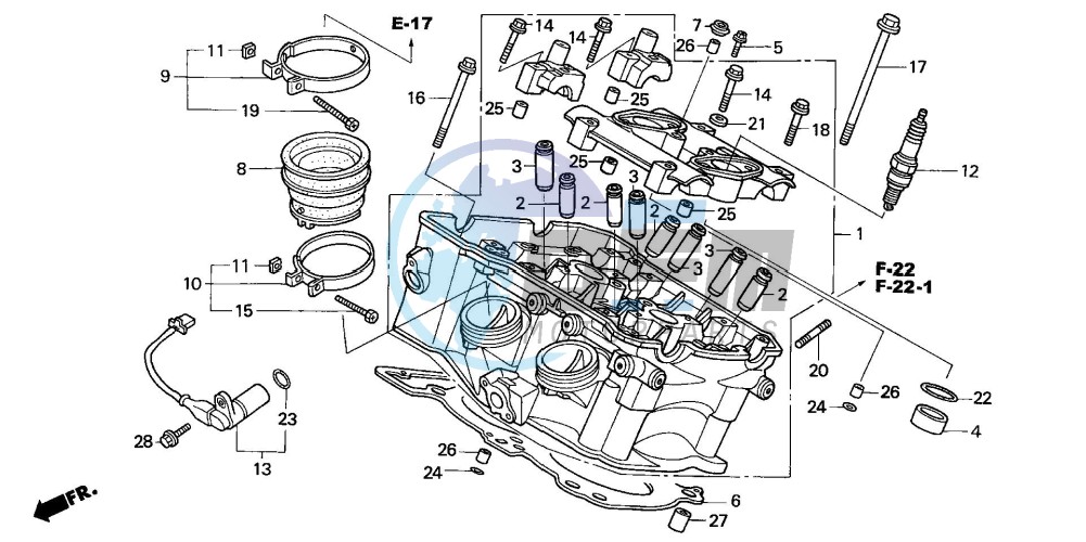 CYLINDER HEAD (REAR)