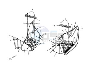 QUAD LANDER 300S drawing FOOTREST L / R