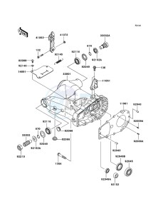 KVF360 KVF360B7F EU drawing Swingarm