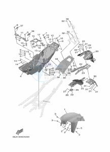 XSR900 MTM890-U (BMS1) drawing FENDER